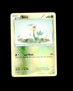 HP Black and White Reverse Holo Snivy (2) 2/114 - Image 1