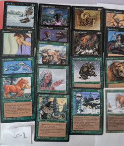 Magic the Gathering - Vintage Lots of 24x cards - White Green Black - 1990's - Image 2