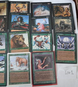Magic the Gathering - Vintage Lots of 24x cards - White Green Black - 1990's - Image 3