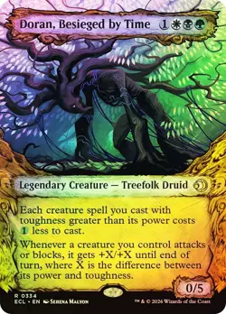 MTG FOIL Doran, Besieged by Time Showcase - Lorwyn Eclipsed #334 - Image 1