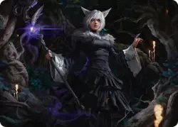 Y'shtola, Night's Blessed - NM - MTG Magic Art Series: Final Fantasy - Image 1