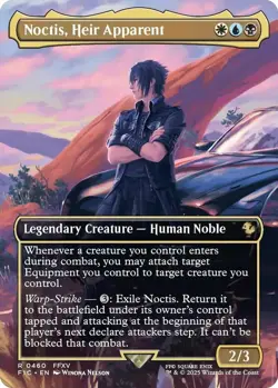 Noctis, Heir Apparent Borderless Foil - FIC 0460 NM - MTG Magic - Image 1