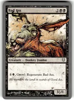 Bad Ass Unhinged Regular MTG NM - Image 1