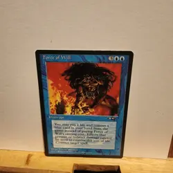 1x Force of Will Alliances MTG Magic The Gathering MP - Image 1