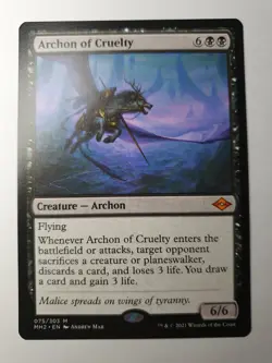 MTG - Archon of Cruelty - Modern Horisons 2 - #075 - N/M - Image 1