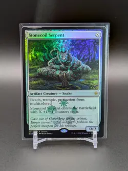 STONECOIL SERPENT 235 - Throne of Eldraine R Foil MP - - Image 1