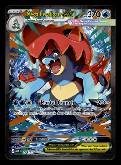 Mega Feraligatr ex 274/217 Special Illustration Rare Ascended Heroes Pokemon - Image 1