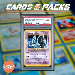 Carte Pokemon Mewtwo Brillant 109/105 Holo Neo Destiny PSA 8 ✨ - Image 1