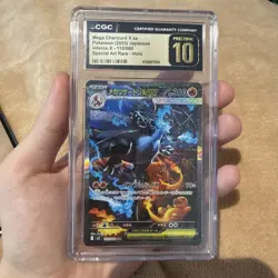CGC 10 Mega Charizard X EX 110/080 Inferno M2 SAR Rare Japanese POKEMON PRISTINE - Image 1