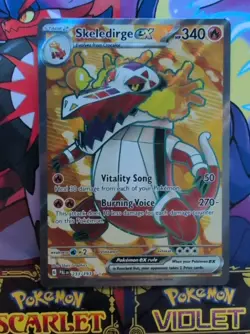 Skeledirge Ex 233/193 Paldea Evolved Full Art Holo Pokemon Card - Image 1