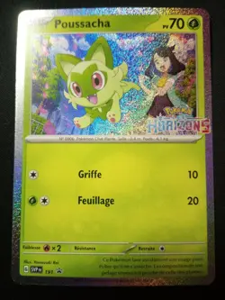 Carte Pokemon Poussacha Svp 191 Holo Promo Ecarlate Et Violet - Image 1