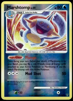 Marshtomp 67/147 Supreme Victors Reverse Holo Uncommon MP Pokemon 2009 - Image 1