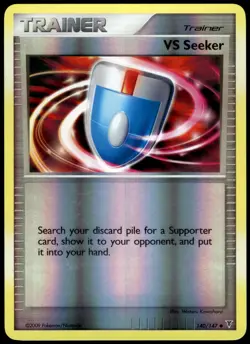 VS Seeker 140/147 Supreme Victors Reverse Holo Uncommon MP Pokemon 2009 - Image 1