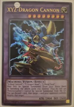 YuGiOh XYZ-Dragon Cannon Ultra Rare 1st Edition LCKC-EN061 - Image 1
