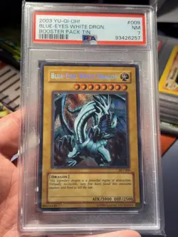 2003 Yu-Gi-Oh Blue-Eyes White Dragon BPT-009 - PSA 7 - Image 1