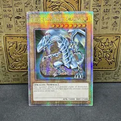Yugioh Blue-Eyes White Dragon LC01-EN004 Quarter Century Secret Rare NM - Image 1