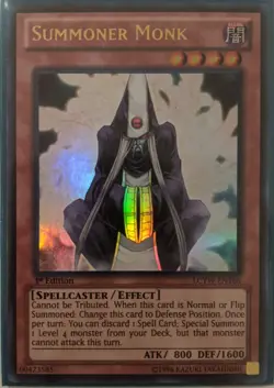 YuGiOh Summoner Monk Ultra Rare 1st Edition LCYW-EN166 - Image 1