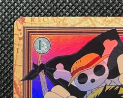 Old One Piece Card Luffy C69 Hyper Battle Carddass Early - Image 2