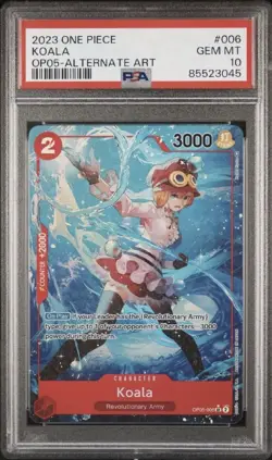 2023 One Piece Koala Op05 Awakening Of The New Era Alternate Art Psa 10 - Image 1