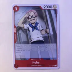 One Piece CCG Koby East Blue / Navy OP15-009 Uncommon Near Mint English - Image 1