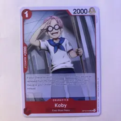 One Piece CCG Koby East Blue / Navy OP15-009 Uncommon Near Mint English - Image 2