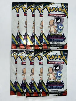 POKEMON MEGA EVOLUTION Phantasmal Flames Fun Pack Sealed Random Cards Free Ship - Image 1