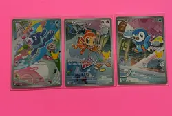 Pokemon 2026 First Partner Illustration Collection Series 1 Promo Set (9 Cards) - Image 5