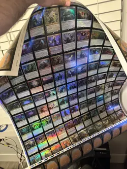 War Of The Spark Uncut Foil Rare Mythic Sheet Magic Cards MTG - Image 1