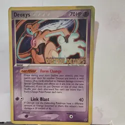 Pokemon Deoxys 16/107 EX Deoxys Rare Holo Stamped 70 HP Basic 2005 Card - Image 1