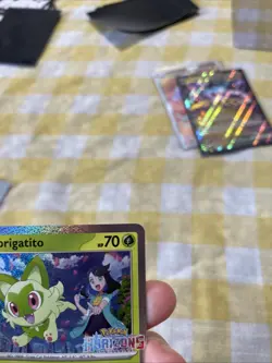 Pokemon Horizons Grand Adventure Sprigatito Stamped Promo Holo Card 191 - Image 3