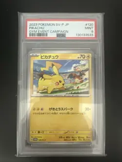 Pikachu - 120/SV-P 120/SV-P Sv-P Promotional Cards Regular (Japanese) PSA 9 - Image 1