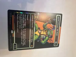 Michelangelo, the Heart Surge Foil 8-bit Legendary Creature MTG Card TMNT - Image 1