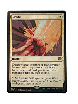 Erode Secrets of Strixhaven Regular Rare Card #15 MTG NM - Image 1