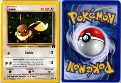 Pokemon Card - Eevee 55/82 Team Rocket Common Unlimited Moderately Played - Image 3