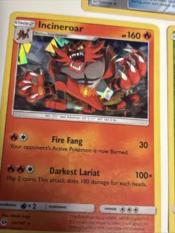 Pokemon 2017 Sun & Moon Base Set Reverse Holo & Cracked Ice Holo Card Lot LP/MP - Image 2
