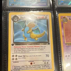 Dark Dragonite 22/82 Holo Team Rocket Set English 2000 Pokemon TCG Card - Image 1
