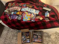 Huge Collection Lot of Pokemon Cards/272 Packs/Dice/ Coins/Sleeves/ Tins *READ* - Image 1