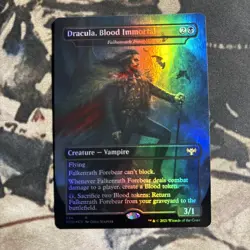 Dracula, Blood Immortal - Falkenrath Forebear Innistrad: Crimson Vow Foil - Image 1