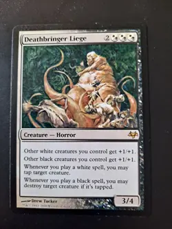 Wizards of the Coast MTG Deathbringer Liege Eventide Foil Rare 5/180 - Image 1