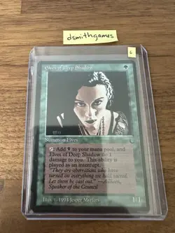 [Lightly Played] MTG Elves of Deep Shadow Uncommon The Dark - Image 1