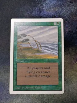MTG Hurricane Unlimited - Moderately Played - Image 1