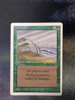 MTG Hurricane Unlimited - Moderately / Heavily Played - Image 1
