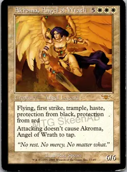 MTG SkeenAB Akroma Angel of Wrath from Legions. HP. - Image 1