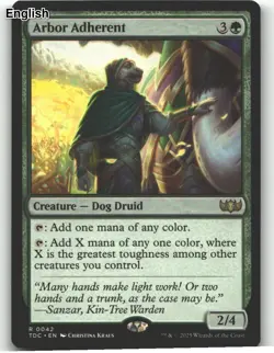 Arbor Adherent [TDC - 42] Commander: Tarkir: Dragonstorm - Image 1