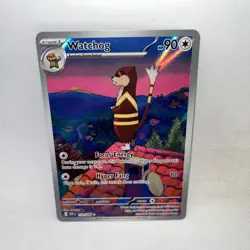 Watchog 153/086 Holo Illustration Rare White Flare Pokemon Holo Lightly Played - Image 1