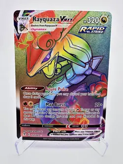 Rayquaza VMAX 217/203 SWSH07: Evolving Skies Holo Pokemon Near Mint - Image 1