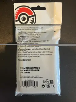Pokemon Center Exclusive - 30th Anniversary Card Sleeves x65 New & Sealed - Image 2