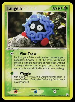 Pokemon Card - Tangela FireRed & LeafGreen 30/112 Rare - Image 1