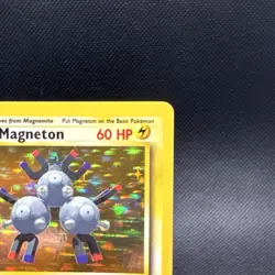 Pokemon Magneton Holo Rare Holo 9/102 Base Set 1999 EN LP - Image 5