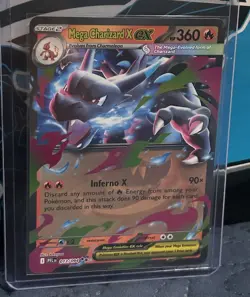 Mega Charizard X ex 013/094 Holo Pokemon TCG ME02: Phantasmal Flames NM - Image 1